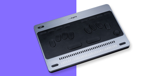 Braille tablet PC insideSUPRA